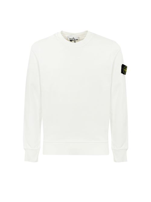 Felpa in cotone 63051 White STONE ISLAND | 811563051A0001